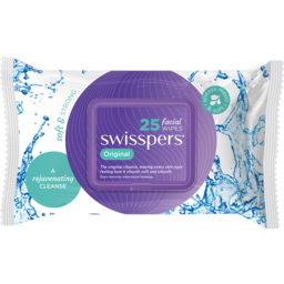 Photo of Swisspers Facial Cleansing Wipes 25pk