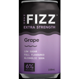 Photo of Hard Fizz Extra Strength Grape Can