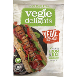 Photo of Vegie Delights Vegan Vegie Sausages 300g