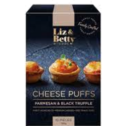 Photo of Liz & Betty Parmesan & Black Truffle Cheese Puffs