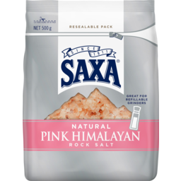 Photo of Saxa Natural Pink Himalayan Rock Salt
