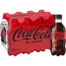 Photo of Coca-Cola Tm Coca-Cola No Sugar Soft Drink Multipack Bottles 12.0x300ml