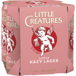 Photo of Little Creatures Little Hazy Lager 4x375ml Can 375ml