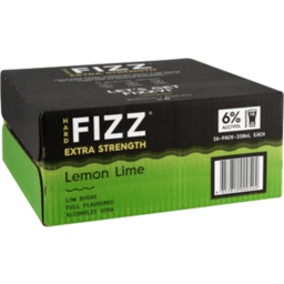 Photo of Hard Fizz Extra Strength Lemon Lime 6% Can