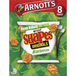 Photo of Arnotts Shapes Originals Barbecue Multipack 8 Pack 200g