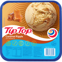 Photo of Tip Top Ice Cream Caramel Ripple