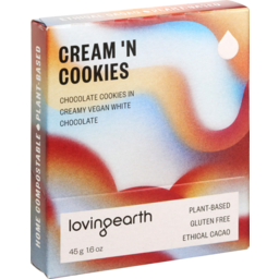 Photo of Loving Earth Cream N Cookies Organic Plant-Based 45g