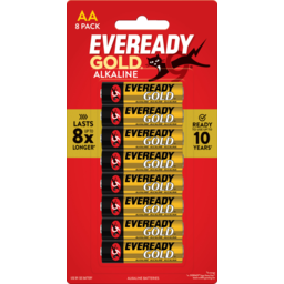 Photo of Eveready Gold Alkaline Aa Batteries 8 Pack