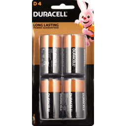 Photo of Duracell 1.5v Alkaline Battery D 4pk