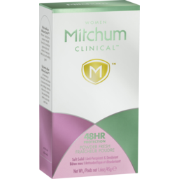Photo of Mitchum Deodorant Stick Clinical Women 48 Hour Powder Fresh 45g
