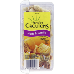 Photo of Sunshine Croutons Herb & Garlic