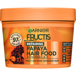 Photo of Garnier Fructis Hair Food Repairing For Damaged Hair Papaya 390ml