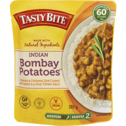 Photo of Tasty Bite Bombay Potatoes Potatoes Bombay 285g