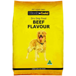 Photo of Black & Gold Dog Biscuits Beef Baked