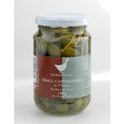 Photo of The Essential Ingredient Small Caperberries In Vinegar 180gm