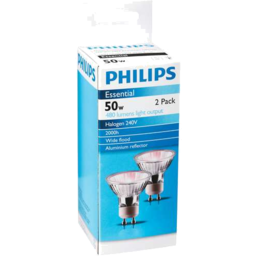 Photo of Philips Hal Gu10 60d D/Lgt 2pk