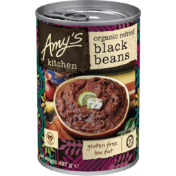 Photo of Amy's Kitchen Organic Refried Beans Black Beans 437g