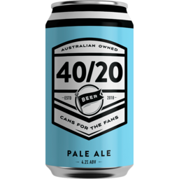Photo of 40/20 Beer Pale Ale Can 375ml 4pk