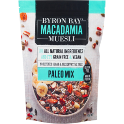Photo of Byron Bay Macadamia Muesli Paleo Mix Gluten Free 425g