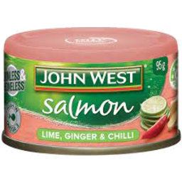 Photo of John West Tempt Salmon Lime & Ginger