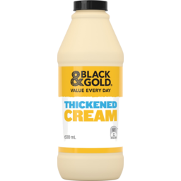 Photo of Black & Gold Thickened Cream