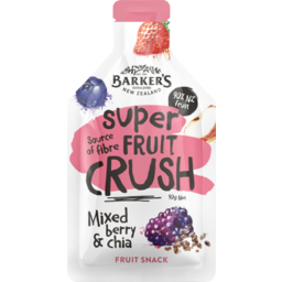 Photo of Barkers Fruit Pouch Mixed Berry & Chia 90g