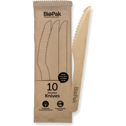 Photo of Biopak Wooden Knife 10 Pack