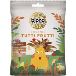 Photo of Biona Tutti Frutti Gums Lollies 75g