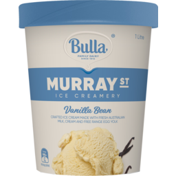 Photo of Bulla Murray St Ice Creamery Vanilla Bean Ice Cream 1l