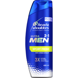 Photo of Head & Shoulders Ultra Men 2in1 Sports Fresh Anti Dandruff Shampoo + Conditioner 400ml