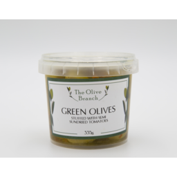 Photo of THE OLIVE BRANCH Green Olives With Semi Dried Tomato