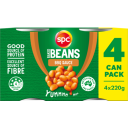 Photo of Spc Baked Beans BBQ Flavour 4x220g