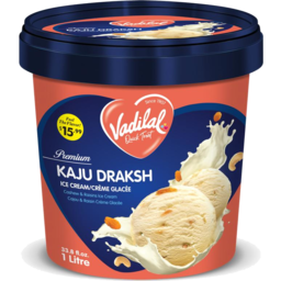 Photo of Vadilal Ice Cream - Kaju Draksh 1ltr