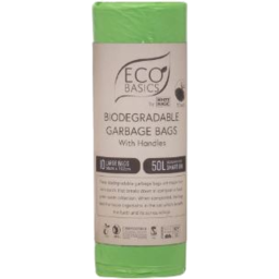 Photo of Eco Basics Biodegradable Garbage Bags Large with Handles