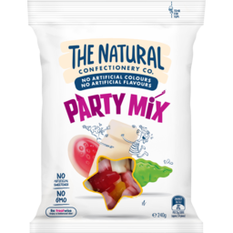 Photo of The Natural Confectionery Co. Party Mix Lollies 240g 240g