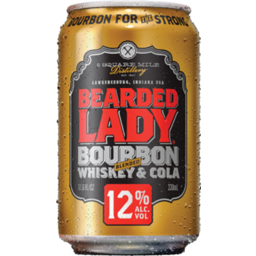 Photo of Bearded Lady Bourbon & Cola 12% Can