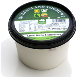 Photo of Queensland Yoghurt Company Yoghurt Lemon Myrtle Macadamia 500gm