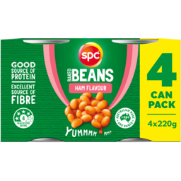 Photo of SPC Baked Beans Ham Flavour 4x220gm