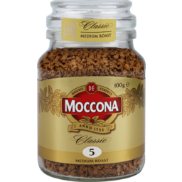 Photo of Coffee, Moccona Freeze Dried Classic Medium Roast 100 gm
