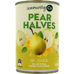 Photo of Community Co Pear Halves In Juice 410gm