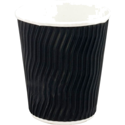 Photo of Black 8oz Coffe Cups 25pcs