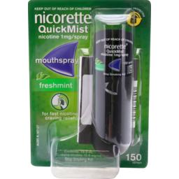 Photo of Nicorette Quit Soking Quickmist Nicotine Mouth Spray Freshint 50 Pack 13.2ml