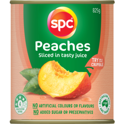 Photo of SPC Sliced Peaches in Juice 825g