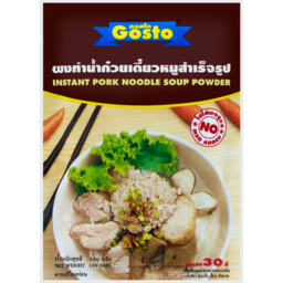 Photo of Gosto Instant Pork Noodle Soup Powder 150g