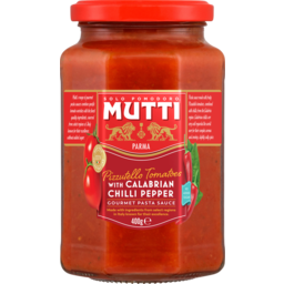 Photo of Mutti Pizzutello Tomatoes With Calabrian Chilli Pepper Gourmet Pasta Sauce 400g