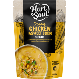 Photo of Hart & Soul Creamy Chicken & Sweet Corn Soup Pouch 400g