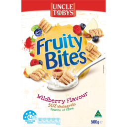 Photo of Uncle Tobys Fruity Bites Wildberry Flavour 500g