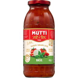 Photo of Mutti Simply Sugo Basil & Onion