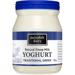 Photo of Meredith Yoghurt - Sheep - Greek Style (Blue Lid)