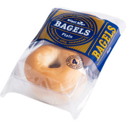 Photo of The Bagel Boys Savoury Plain Bagels Bake At Home 4 Pack (Frozen Product)